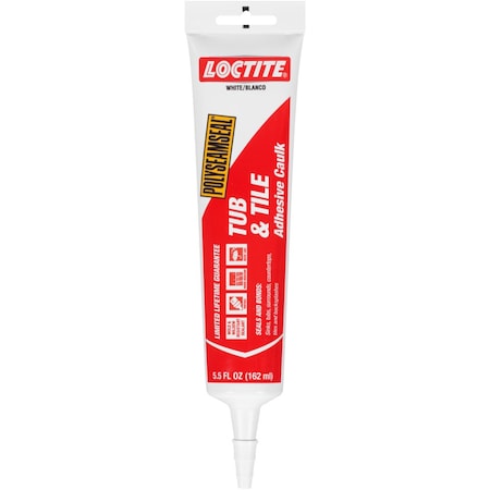 Loctite Loctite Polyseamseal White Acrylic Latex Kitchen and Bath Adhesive Caulk 5.5 oz 2138420